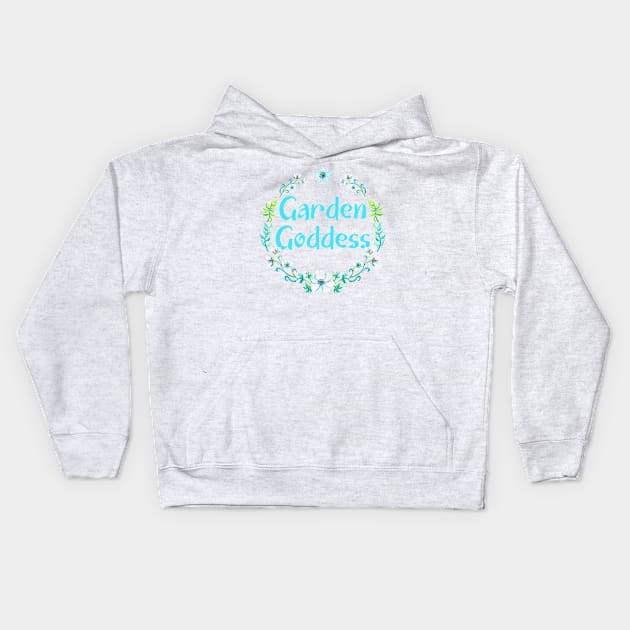 Garden Goddess Kids Hoodie by CeeGunn